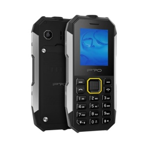 IPRO Shark II black Feature mobilni telefon 2G/GSM/DualSIM/IP67/2500mAh/32MB/Srpski