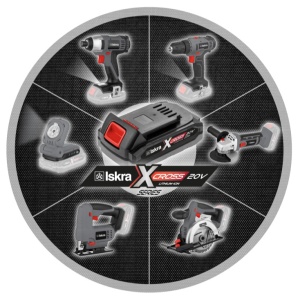 ISKRA X-CROSS akumulatorska bušilica 20V - Img 2