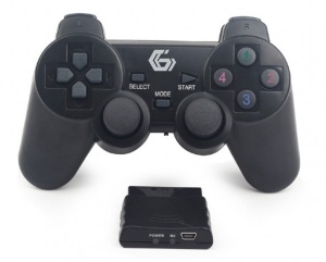 JPD-WDV-01 Gembird Bezicni gamepad sa dvostrukom vibracijom, PS2 / PS3 / PC - Img 3