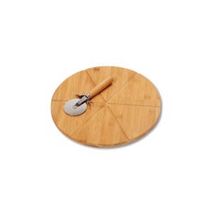 KESPER KSP58465 DASKA ZA PIZZU SET 2 KOM BAMBUS 32 CM SA TOČKIĆEM ZA SEČENJE - Img 2