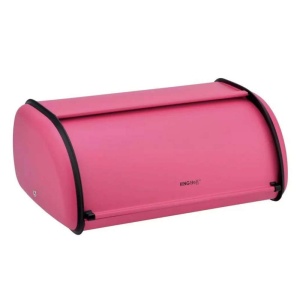 KINGHOFF KH1753 KUTIJA ZA HLEB METALNA TAMNO ROZE - Img 1
