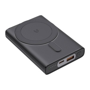 KONFULON Magsafe power bank 10000mAh 22.5W/15W bežična eksterna baterija Crni J25