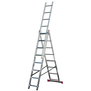 KRAUSE Corda Trodelne Aluminijumske Merdevine 3x8 - 4,5m - Img 1