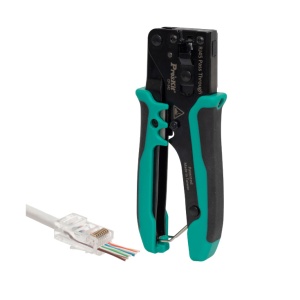 Krimp klešta za prolazne RJ45 utikače - Img 1