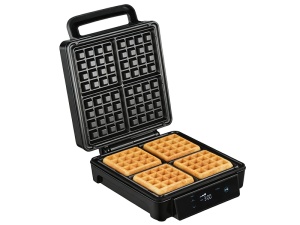 LAFE Aparat za vafle 1400W za 4 vafla sa regulacijom temperature Crispify