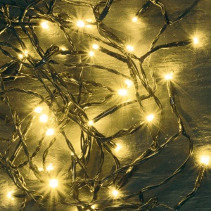 Lampice za jelku sa 200 toplo belih LED dioda - Img 1