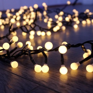 Lampice za jelku sa 576 toplo belih LED dioda - Img 1
