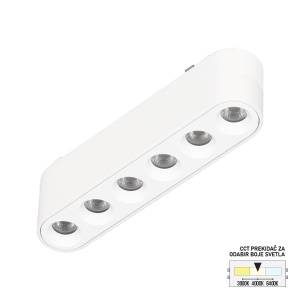 LED magnetna svetiljka CCT ULTRA SLIM FMS2001-6 WH