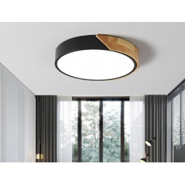 LED PLAFONJERA EL2492 O 24W 3000/4000K DRVO CRNA - Img 3