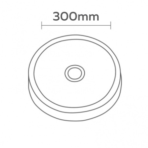 LED PLAFONJERA SENZOR 1030 18W 6500K 1600lm (AD7061) - Img 2
