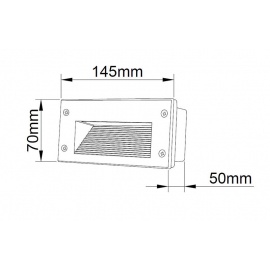 LED SVETILJKA JM-041 ZIDNA 3W 3000K IP54 BELA - Img 3