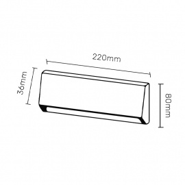 LED SVETILJKA JM-047 ZIDNA 4W 4000K IP65 SIVA - Img 3