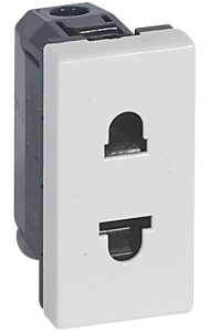Legrand Uticnica 2P EURO/US bela Mosaic 077501 - Img 3