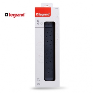 LG 694532 PRODUZNI BLOK 5X2P+E 1.5M (CRNA/T.SIVA) - Img 2
