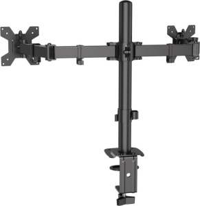 MA-D2-011 Gembird Podesivi dupli stoni drzac za monitor, tilt, 17-32 max.2x9kg (alt MA-D2-01) - Img 2