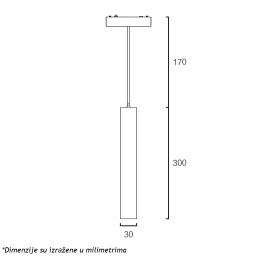 MAGNETIC SLIM VISILICA LED26-D300 6W 3000K 24° 48V DC BELA - Img 3