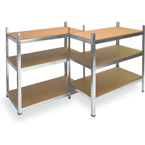 Metalna Montažna Polica 200x90x45cm Šest Nivoa - Img 3