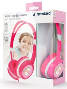 MHP-JR-PK Gembird Decije slusalice sa limiterom jacine zvuka 3,5mm Pink - Img 2