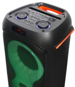 Microlab PT602W karaoke zvucnik 160W, Bluetooth, LED, 7,4V/4000mAh, Aux, USB, microSD, + Mic*2kom - Img 3