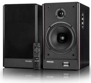 Microlab SOLO26 Aktivni drveni zvucnici 2.0 130W RMS(2x65W) 6.5+1, Bluetooth, Optical, Coaxial, 2RCA - Img 2