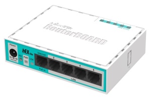 MikroTik RB750r2 heX LITE 5xLAN 10/100, 850MHz CPU, 64MB RAM, RouterOS L4 - Img 2