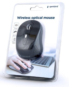 MUSW-6B-01 ** Gembird Bezicni mis 2,4GHz opticki USB 800-1600Dpi black 95mm (339) - Img 2