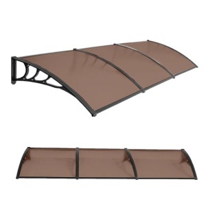 Nadstrešnica 270x100cm Crna Bronza 5mm Leksan - Img 3