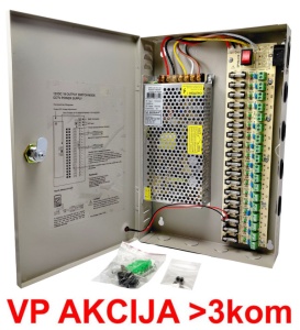 NAPRK-12V/20A-18CH Gembird napajanje sa kljucem, 2A/CH - Img 1