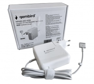 NPA85-200-4250 (TJ-341N Apple Type-T) Gembird punjac za MacBook 85W-20V-4.2A, Magsafe2 Type-T - Img 3