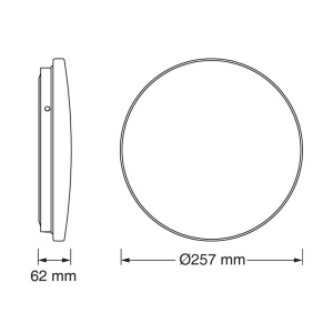 OSRAM LED plafonjera sa senzorom 12W 4000K IP20 - Img 2