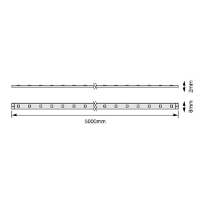 OSRAM LED traka 24V 5m 6500K 2100lm 24W IP20 - Img 2