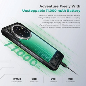 Oukitel WP62 Rugged Smartphone 5G/16GB+512GB/11000mAh/108MP+8MP+2MP/32MP/NFC/Android15 - Img 3