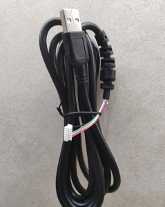 POS-Cable Kabl USB na 6pin-a skener za 3208 ccrni 1.8m - Img 1