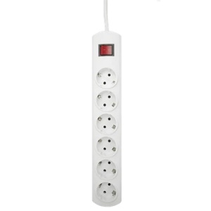 Produžni kabl sa prekidaćem 6 utičnica 2m Elco H05VV-F 3G1.5 PP/J-Y 3x1.5 - 20333