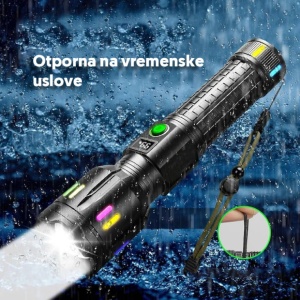 Punjiva LED baterijska lampa sa displejem - Img 2