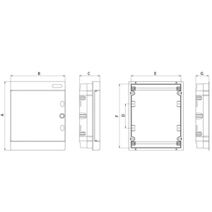 Razvodna tabla 8 U/Z IP40 U8C - Img 3