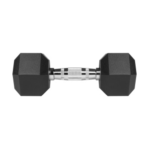 REBEL ACTIVE Gumirani HEX tegovi bučice par 2x9kg RBA-2325-09 - Img 4