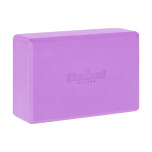 REBEL ACTIVE Kocka blok za jogu EVA pena 120g ljubičasta RBA-3063-PU