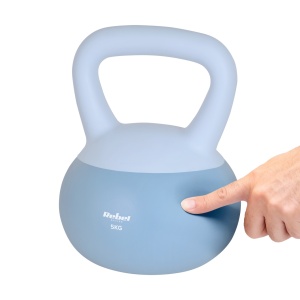 REBEL ACTIVE Meka vinilna girja (Soft Kettlebell), 5 kg, model RBA-2333-05 - Img 4