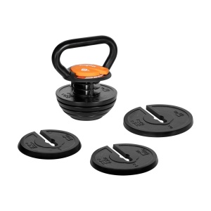REBEL ACTIVE Podesiva liveno-gvozdena girja (kettlebell) sa automatskim podešavanjem, 18 kg, model RBA-2324-18 - Img 3