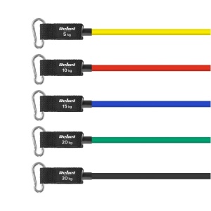 REBEL ACTIVE Set elastičnih traka sa ručkama ekspanderi 5-80kg 5 komada RBA-3006 - Img 3