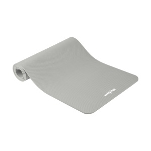 REBEL ACTIVE Strunjača prostirka za jogu, pilates i fitnes 183x61cm debljina 1cm NBR siva RBA-3150-GY