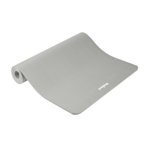 REBEL ACTIVE Strunjača prostirka za jogu, pilates i fitnes 190x100cm debljina 1.5 cm NBR siva RBA-3155-GY