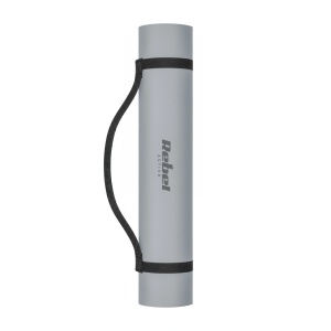 REBEL ACTIVE Strunjača prostirka za jogu, pilates i fitnes 200x90cm debljina 1 cm TPE siva RBA-3159-GY - Img 6