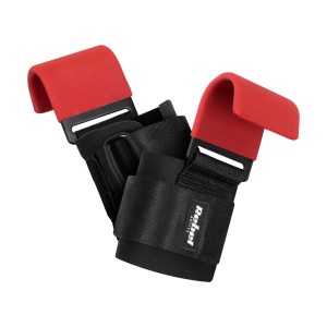 REBEL ACTIVE Trenažne kuke (grip pomagala) za mrtvo dizanje sa šipke, model RBA-2505 - Img 2