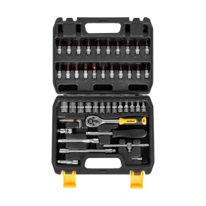 REBEL TOOLS Odvijac - cegrtaljka sa nastavcima 46 delova RB-1153 - Img 7