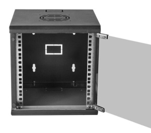 REK orman 6U 10inca 300mm 290×300×310mm CRNI 503 - Img 2