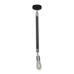 RUSTIK 65 VISILICA 1*E27 crna/hrom - Img 2