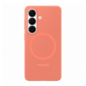 SAMSUNG silikonska futrola magnetic za S26 CRVENA CoralRed+gratis providna EF-ES942-COE
