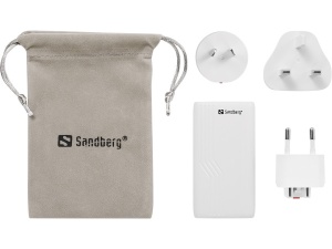 Sandberg 4in1 TravelCharger 2xUSB-C/A 65W 441-68 - Img 2